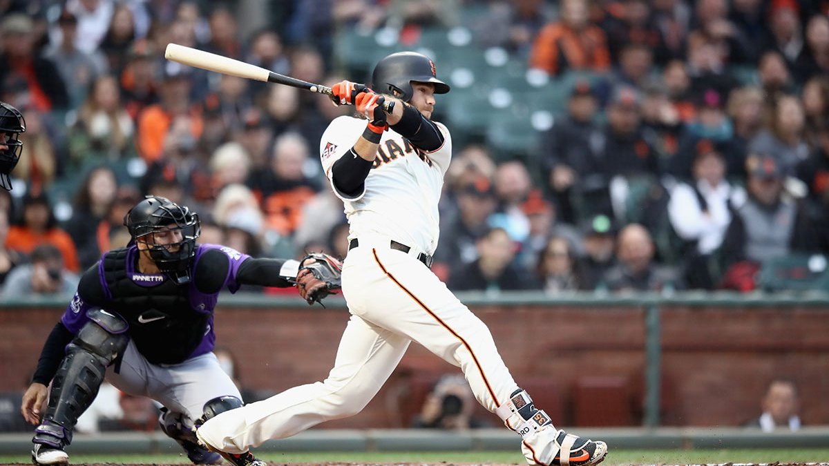 How Giants' Brandon Crawford is working on getting his swing back