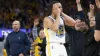 Steph hilariously hits ‘night night' celebration in local open run