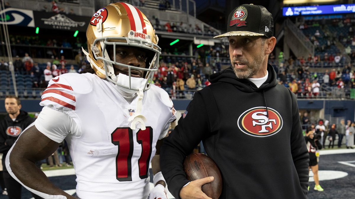 Without Brandon Aiyuk, Kyle Shanahan States 49ers Face Challenge ...