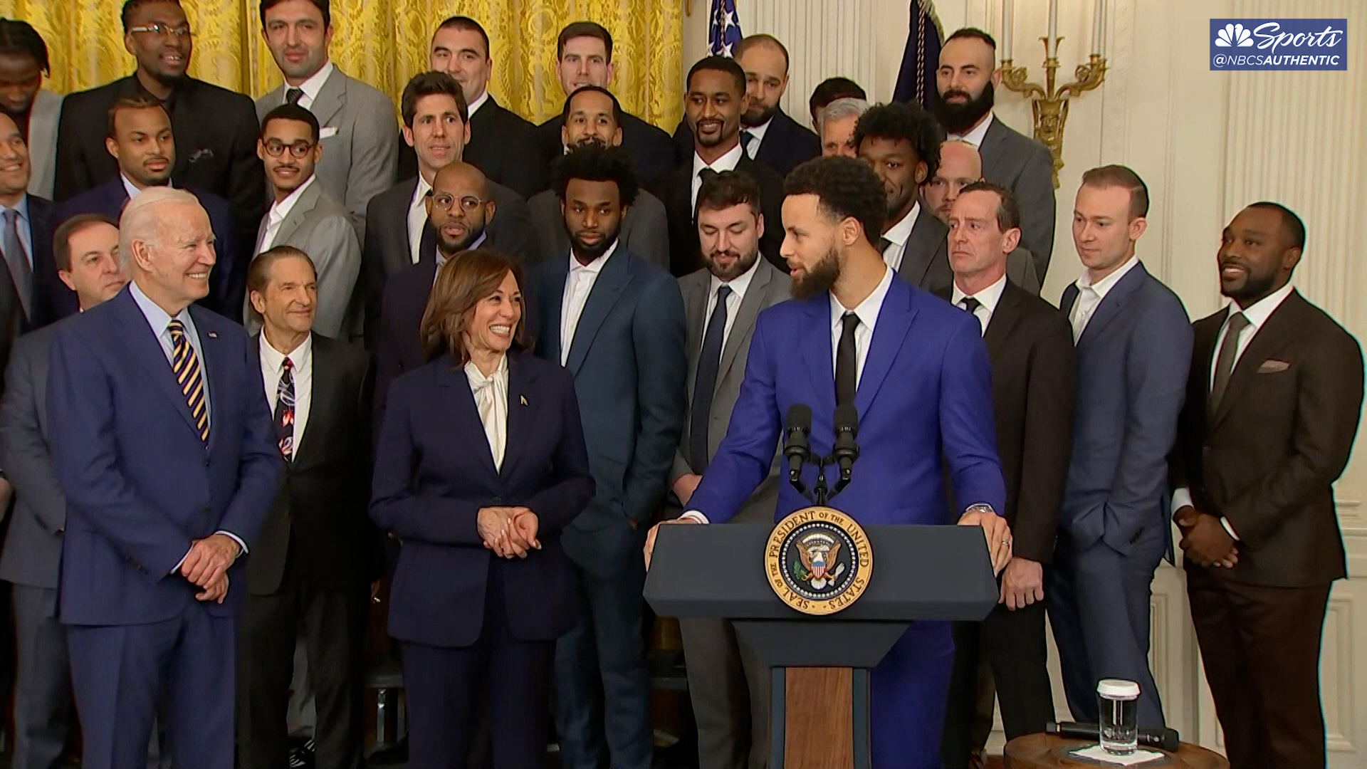 Stephen curry hot sale white house