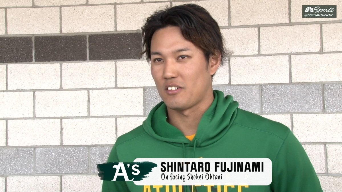 In his #SpringTraining debut, Shintaro Fujinami faced off against Shohei  Ohtani. 🤝
