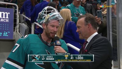 Sharks shut out Jets in home opener