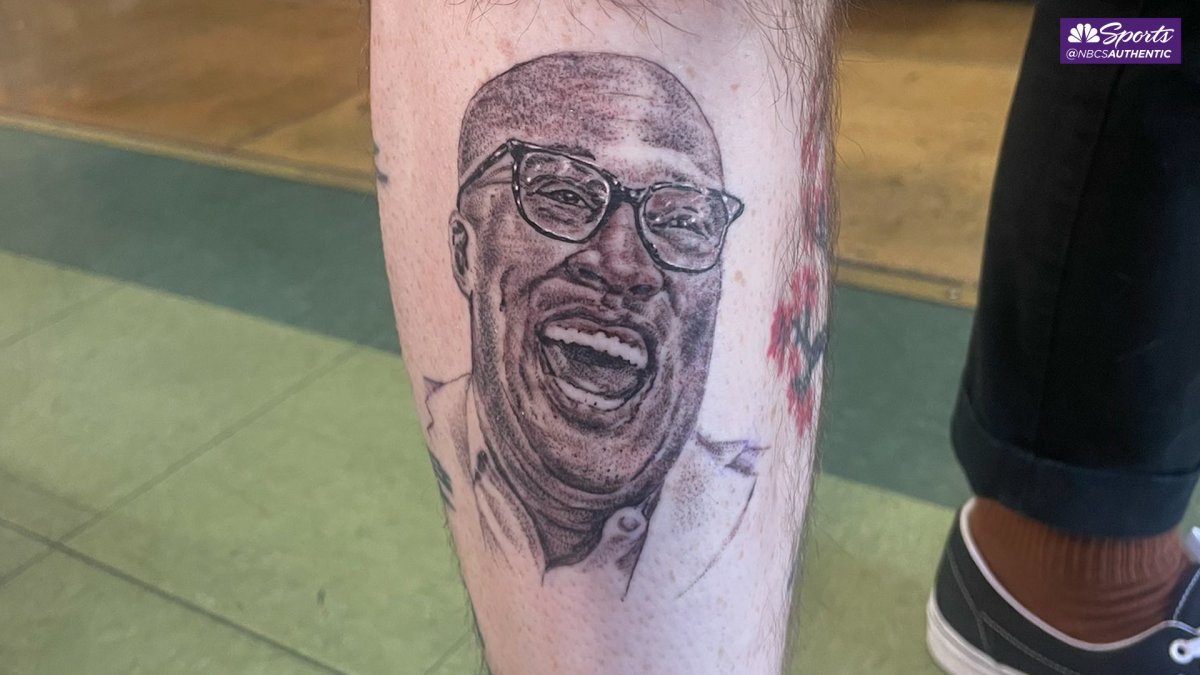 Kings fan shows ultimate dedication with Mike Brown tattoo on shin