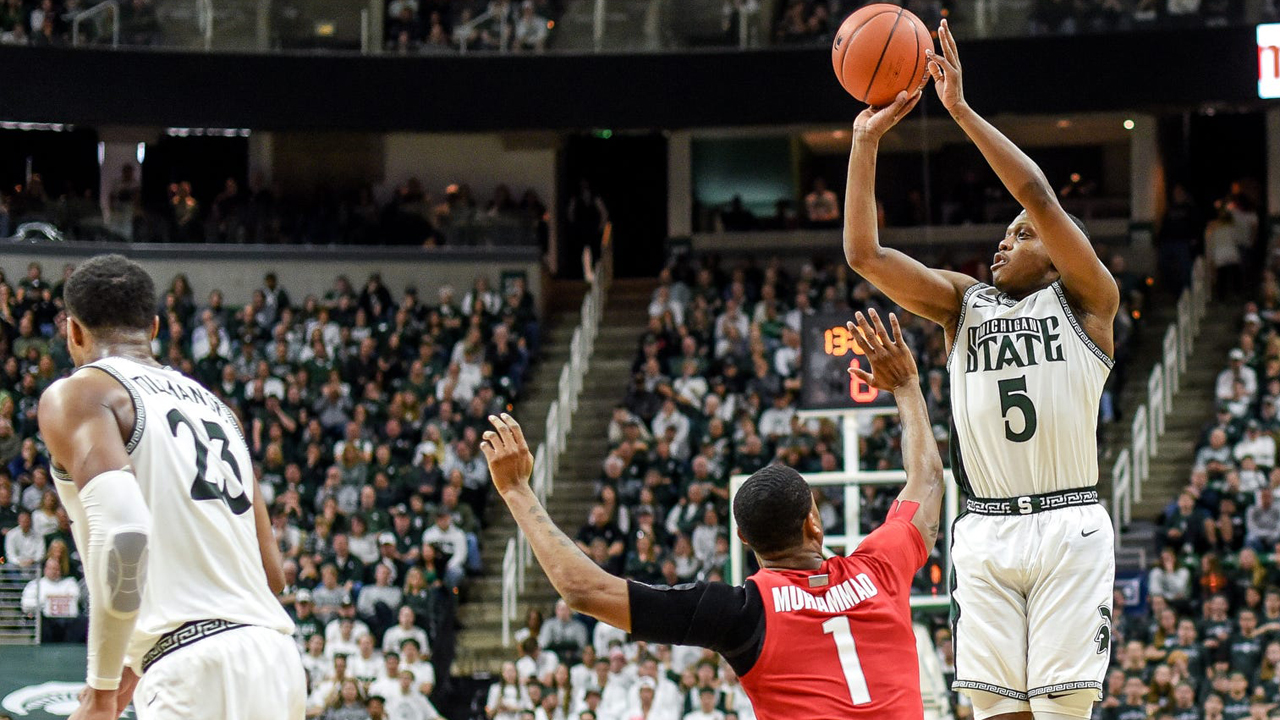 <p><strong>Measurables:</strong> 6-foot-1, 185 pounds<br />
<strong>Age:</strong> 22</p>
<p>There is value in experience. Winston produced during his four years at Michigan State and he brings a level of understanding that you can only get from playing games. He can really light it up from the outside, which is a prerequisite for any player being drafted by the Warriors. Over four years at Michigan State, he knocked down an impressive 43 percent from long range. </p>
<p>Winston is currently slated to go anywhere from 35th to 50th in the upcoming draft. His ability to shoot could earn him an opportunity in the league and his maturity level could help him step on the court earlier than some of the other prospects around his range.</p>