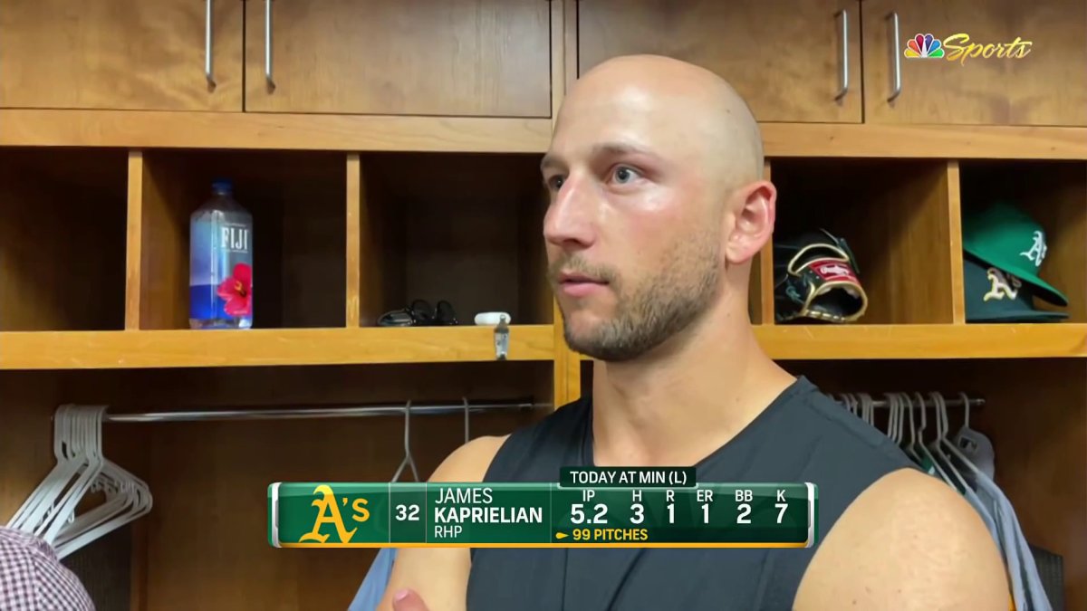 Athletics' James Kaprielian breaks down outing in win over