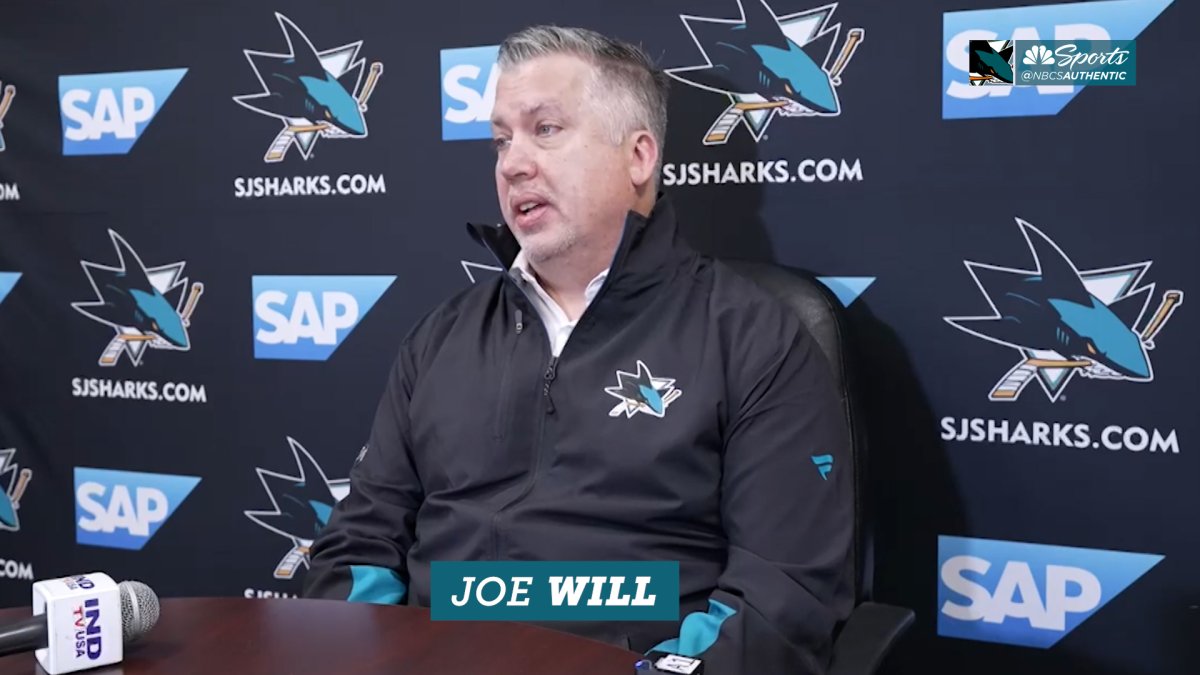 NHL: San Jose Sharks' Joe Will pleased with Bob Boughner