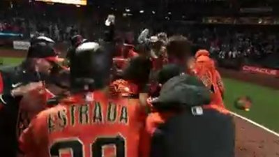 Mike Yastrzemski walk off grand slam in 2023