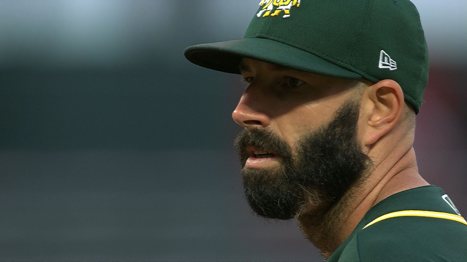 Why Oakland A's pitcher Mike Fiers played with unusual beard