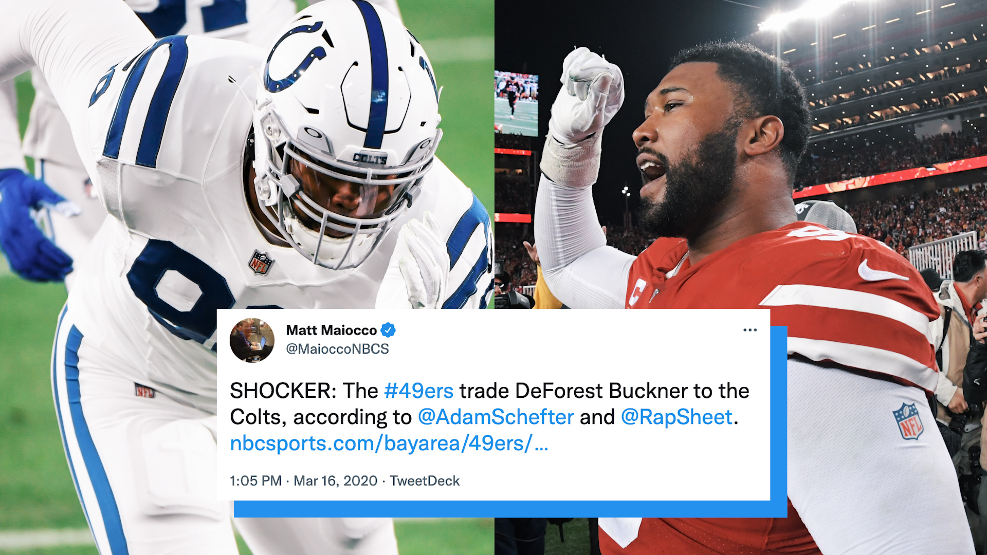 Tony Dungy wouldn't have 'ever' traded DeForest Buckner to Colts – NBC  Sports Bay Area & California