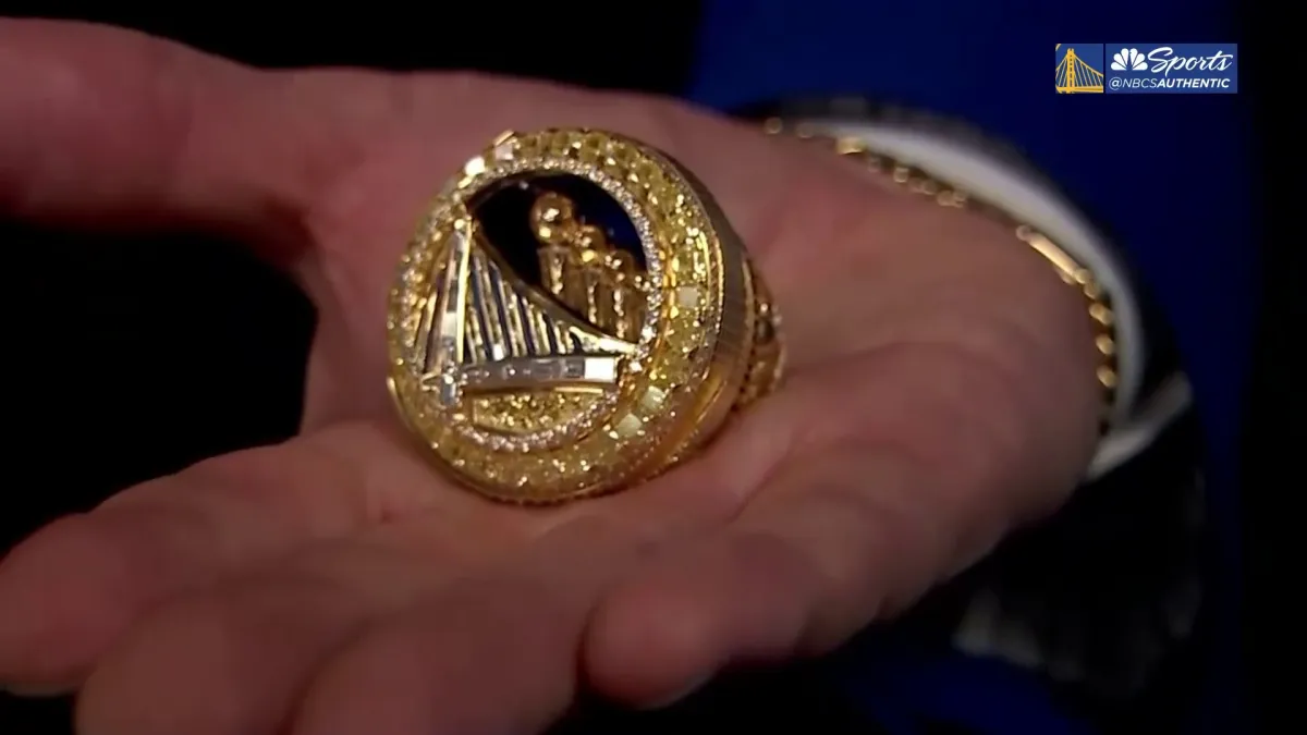 First look at Warriors' 2022 championship rings