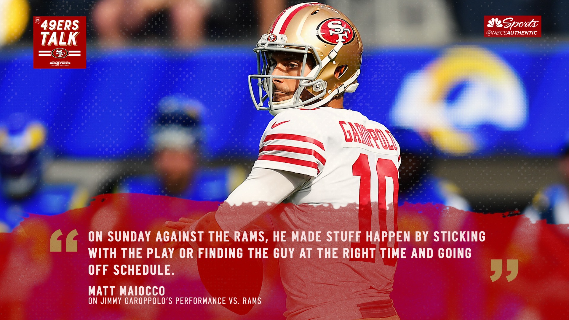 Jimmy Garoppolo leads 2 key drives, 49ers beat Rams in OT to make