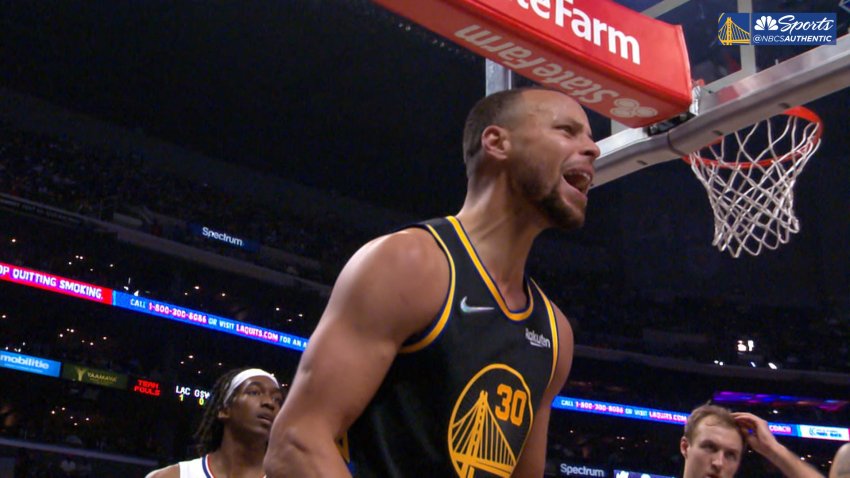 Angry Steph gets technical foul for snapping after no-call