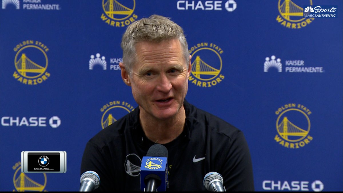 Warriors’ Steve Kerr upset with non-calls prior to technical foul vs