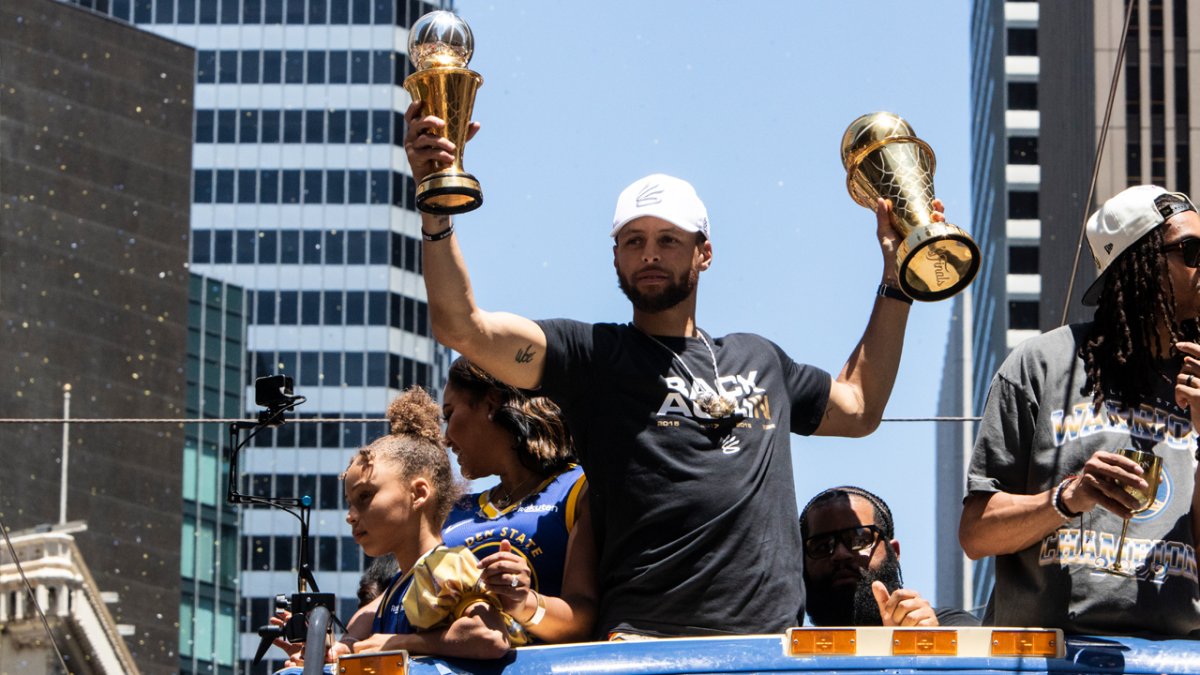 PHOTOS: Golden State Warriors victory parade - ABC7 New York