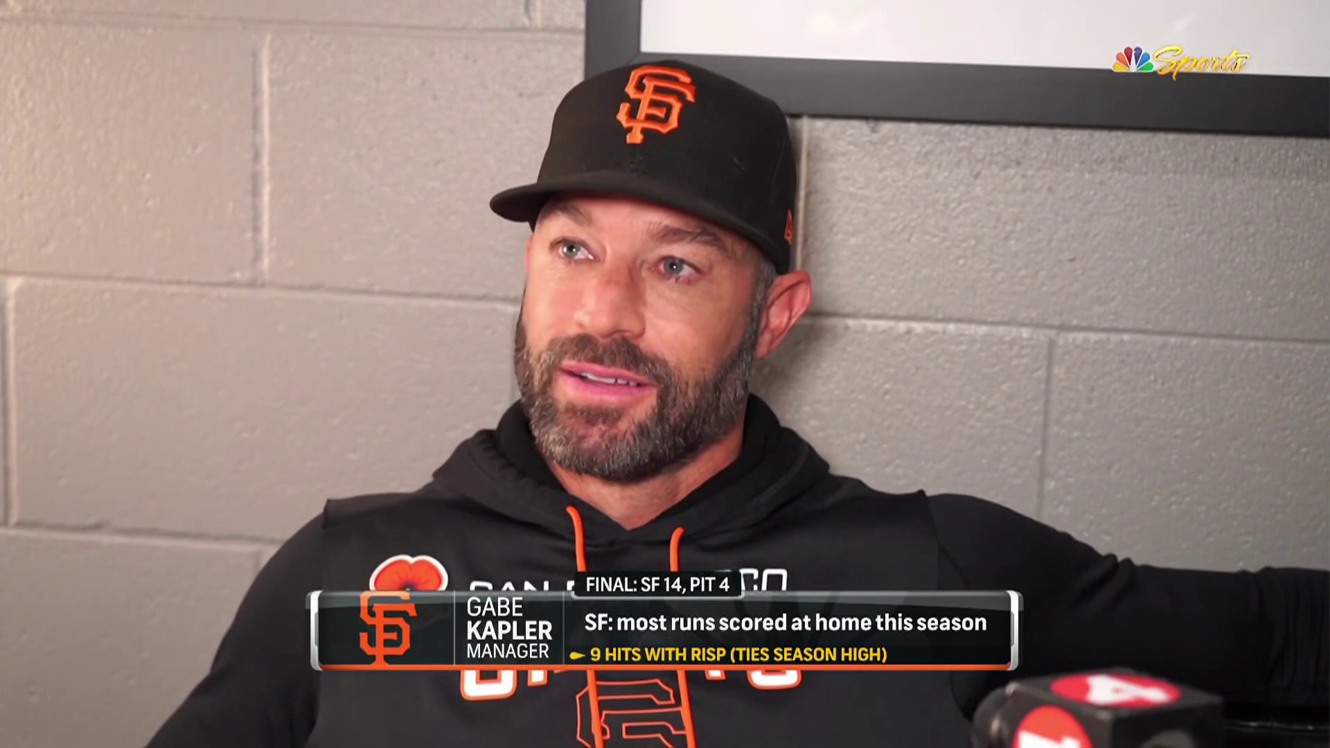 Giants manager Gabe Kapler 1-on-1 with Alex Pavlovic I NBC Sports