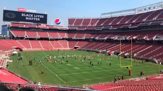 49ers hold first camp practice at Levi's Stadium