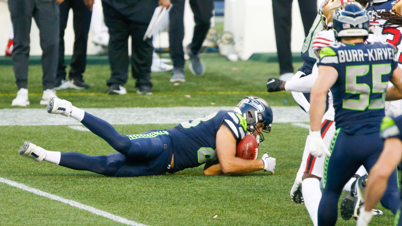 <p>What little chance the 49ers had came to an end when Dante Pettis fumbled a kickoff return midway through the third quarter. Punter Mitch Wishnowsky saw far more action than the 49ers wanted to see from him. He had a good showing, averaging 50.5 yards on five punts with a 44.5 net average. Robbie Gould made his three extra points but was 0-for-2 on onside kick attempts.</p>
<p><strong>Grade: F</strong></p>