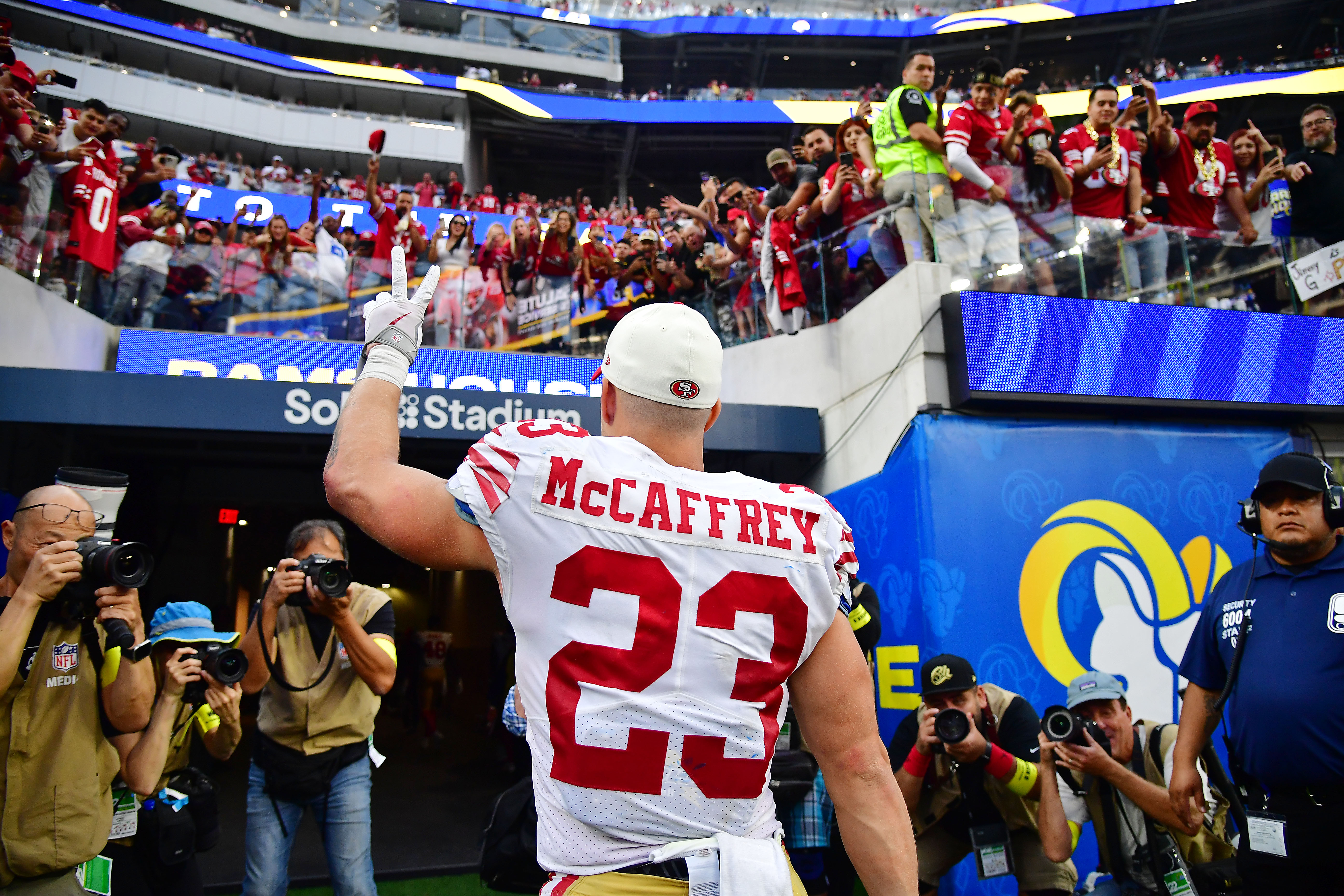 49ers' Christian McCaffrey, running with 'extra anger,' fuels historic  performance