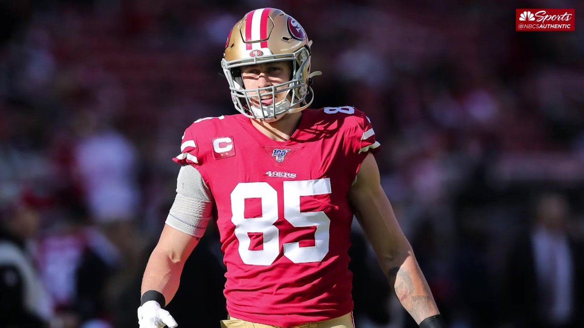 Why 49ers' George Kittle snuck into Sharks game during NFL season