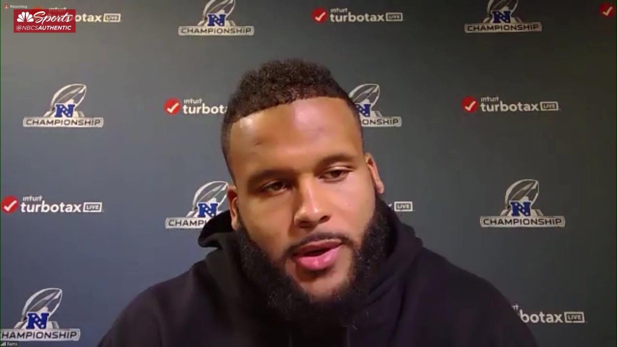 Rams’ Aaron Donald focused on beating 49ers and not past losses NBC