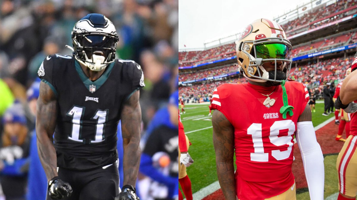 Eagles’ A.J. Brown, Deebo Samuel putting friendship aside for NFC title game – NBC Sports Bay