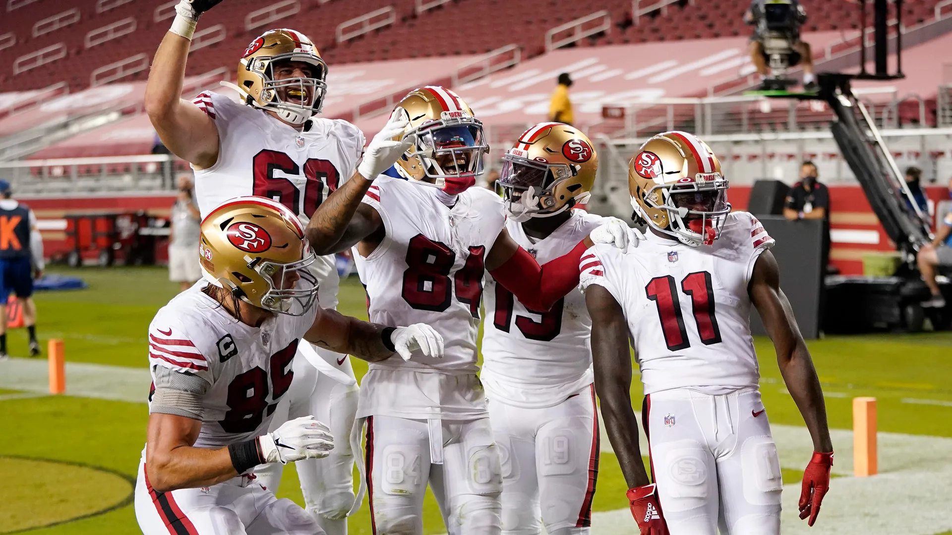 <p>It does not matter which teams the 49ers play during this difficult stretch of games that began Sunday night. If they play like this, they will pile up a lot of wins the remainder of the season. This was a complete team effort with the stars stepping up.</p>
<p>Also, a number of unheralded players did their parts, too. This performance was a complete 180-flip from the 49ers’ performance a week earlier against the Dolphins. Go figure.</p>
<p><strong>Grade: A</strong></p>