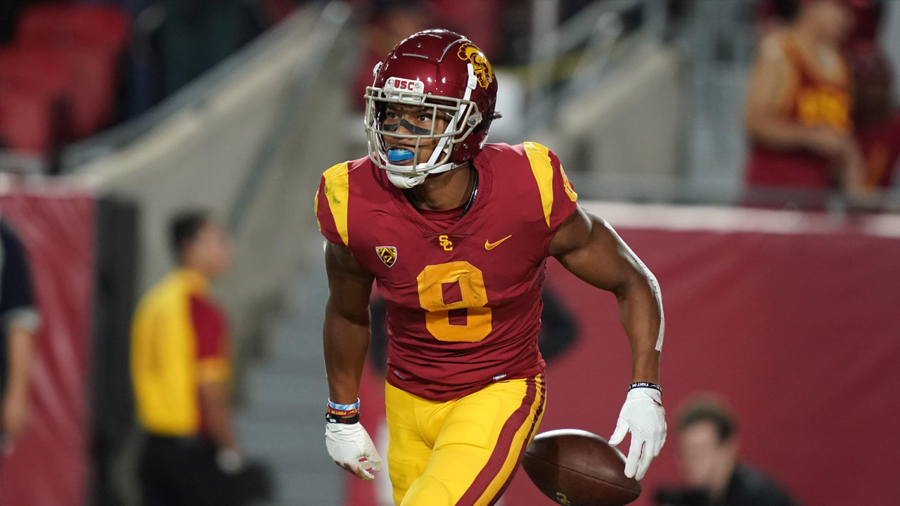 <p>If Mac Jones is the 49ers' pick at No. 3 overall then they need to surround him with the best possible situation. Currently, the 49ers have a gaping hole at slot receiver, and that's one that Amon-Ra St. Brown could absolutely fill.</p>
<p>What the 5-foot-11 1/2 receiver lacks in pure speed, he makes up for with his route-running, great contested-catch ability and a smooth athleticism that allows him to be a threat in the short, intermediate and deep areas of the field.</p>
<p>He's tough, competitive and savvy. Putting St. Brown in the slot alongside Brandon Aiyuk, Deebo Samuel and George Kittle would give Jones all the weapons needed to excel in Year 1.</p>
