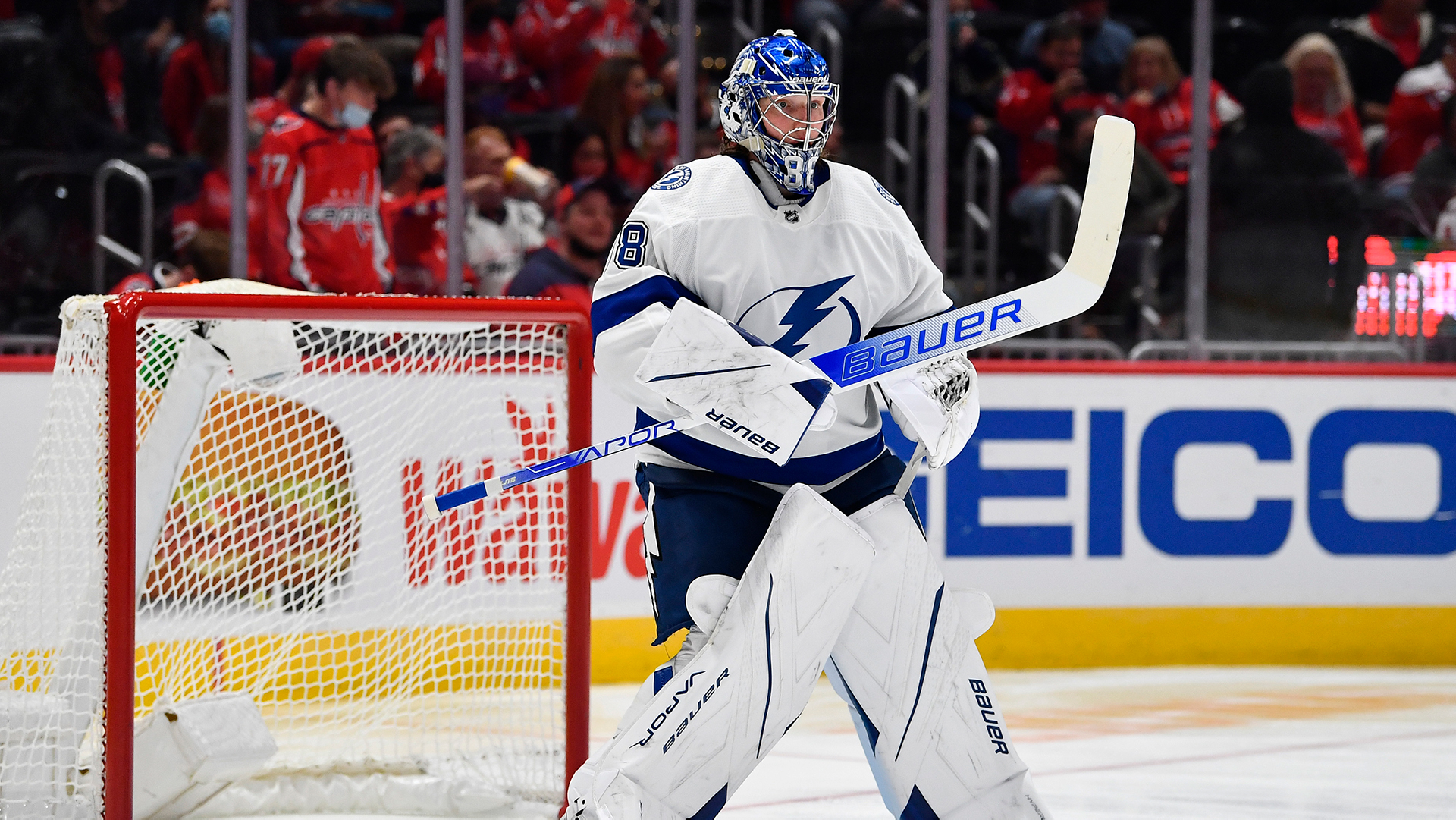 <p>At some point you have to give Andrei Vasilevskiy a break, right? He has started every game thus far and this is after two straight Cup runs.</p>
