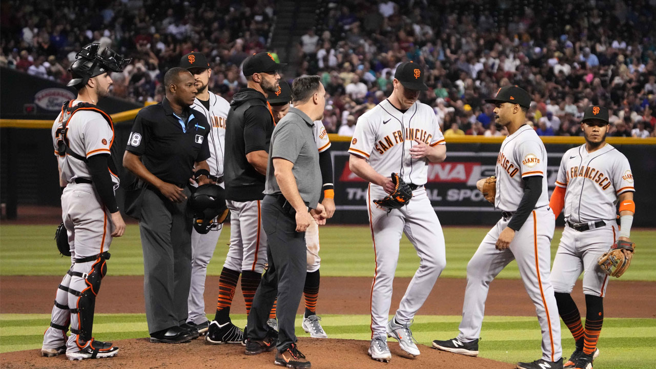 San Francisco Giants pitcher suffers MLB's strangest injury this season 