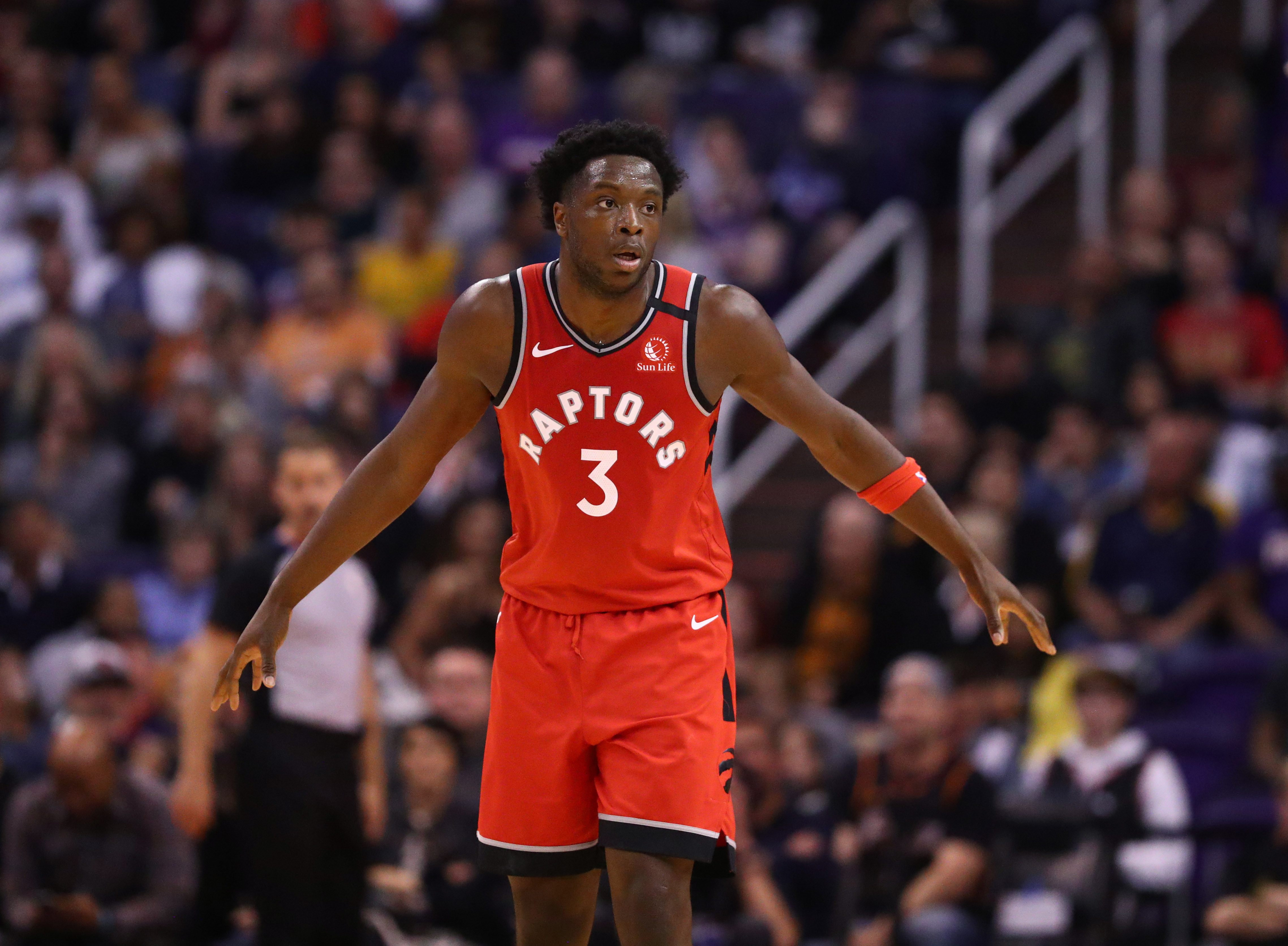<p><strong>Position</strong>: SF<br />
<strong>School</strong>: Indiana<br />
<strong>Original Pick</strong>: Frank Ntilikina</p>
<p>The former Hoosier has really came into his own once Kawhi Leonard left Toronto. You can never have enough wings in today's switch-on-everything NBA and Anunoby has shown he can guard and rebound on defense. Originally taken at 23, his shot has consistently improved since entering the league.</p>
<p> </p>
<p> </p>
<p> </p>
<p> </p>
<p> </p>
<p> </p>