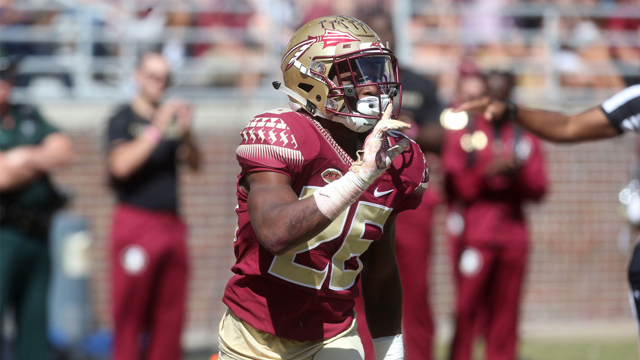<p>Caleb Farley's back surgery and recent contraction of COVID-19 see him slide even past the Saints. The more I watch Samuel, the more I love him in New Orleans.</p>

<p>Samuel is only 5-foot-10 and 184 pounds. He also is an absolute dog. Put this fierce competitor on the other side of Marshon Lattimore, and the Saints now have a dangerous defensive backfield. --<em>DJ</em></p>
