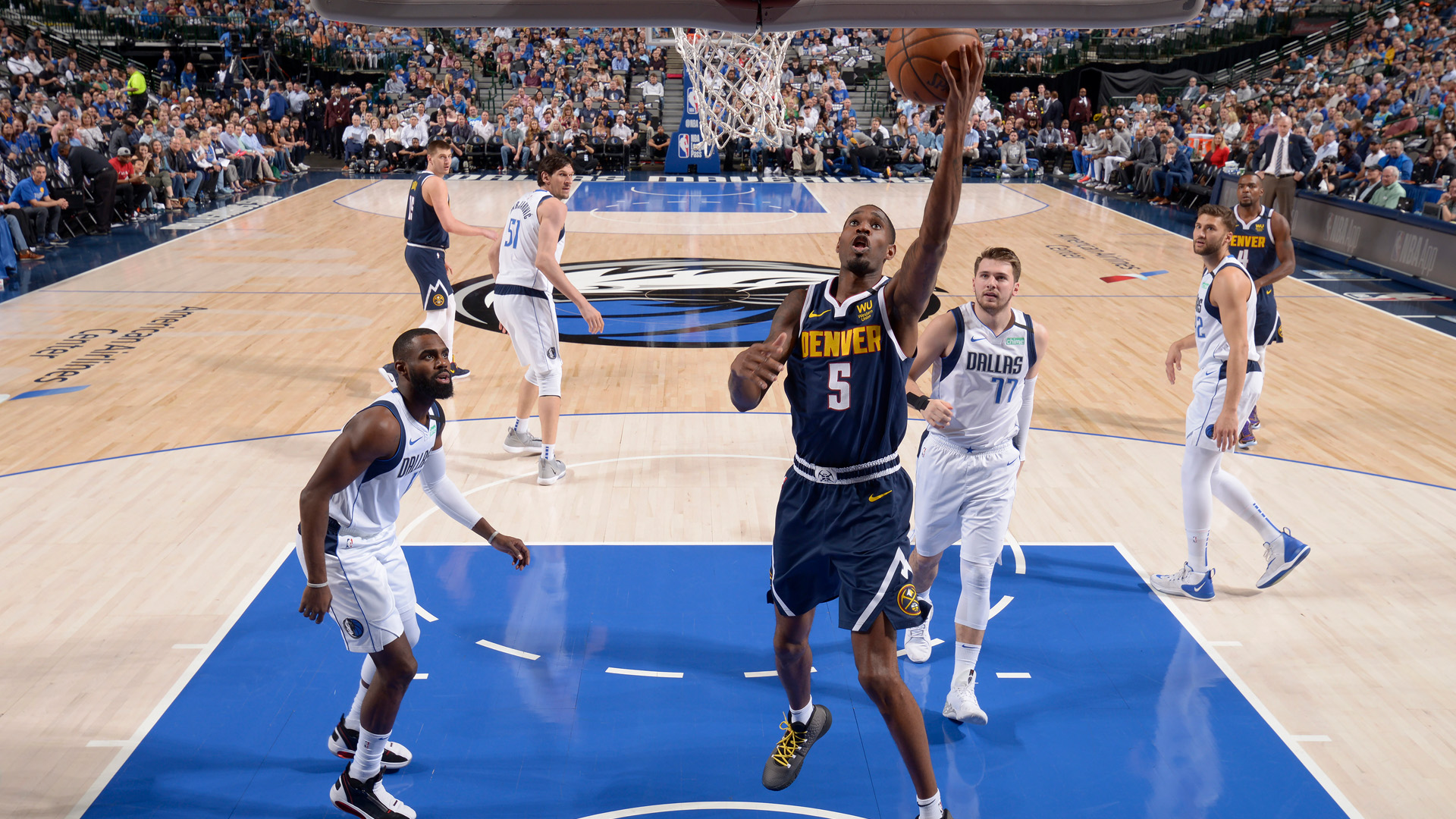 <p><strong>PROS:</strong> At 6-6, 190, he’s a very good defender, at times spectacular in Denver. A career 34.7-percent shooter from deep, he was draining at a 37.5-percent clip before being sidelined with a knee injury. If his knee is fine, it’s a potential double win insofar as the Warriors would be adding a player who has hurt them -- and pulling him from a Western Conference contender.</p>

<p><strong>CONS:</strong> Is his right knee, which sidelined him in the bubble, OK? Barton is costly, set to earn $13.7 million next season and $14.7 mil in 2021-22, making it a bit of a reach. Nuggets coach Michael Malone is a big fan, but he must acknowledge Jerami Grant’s play allowed them to make a strong postseason run without their starting small forward. The Warriors also took notice of that.</p>
