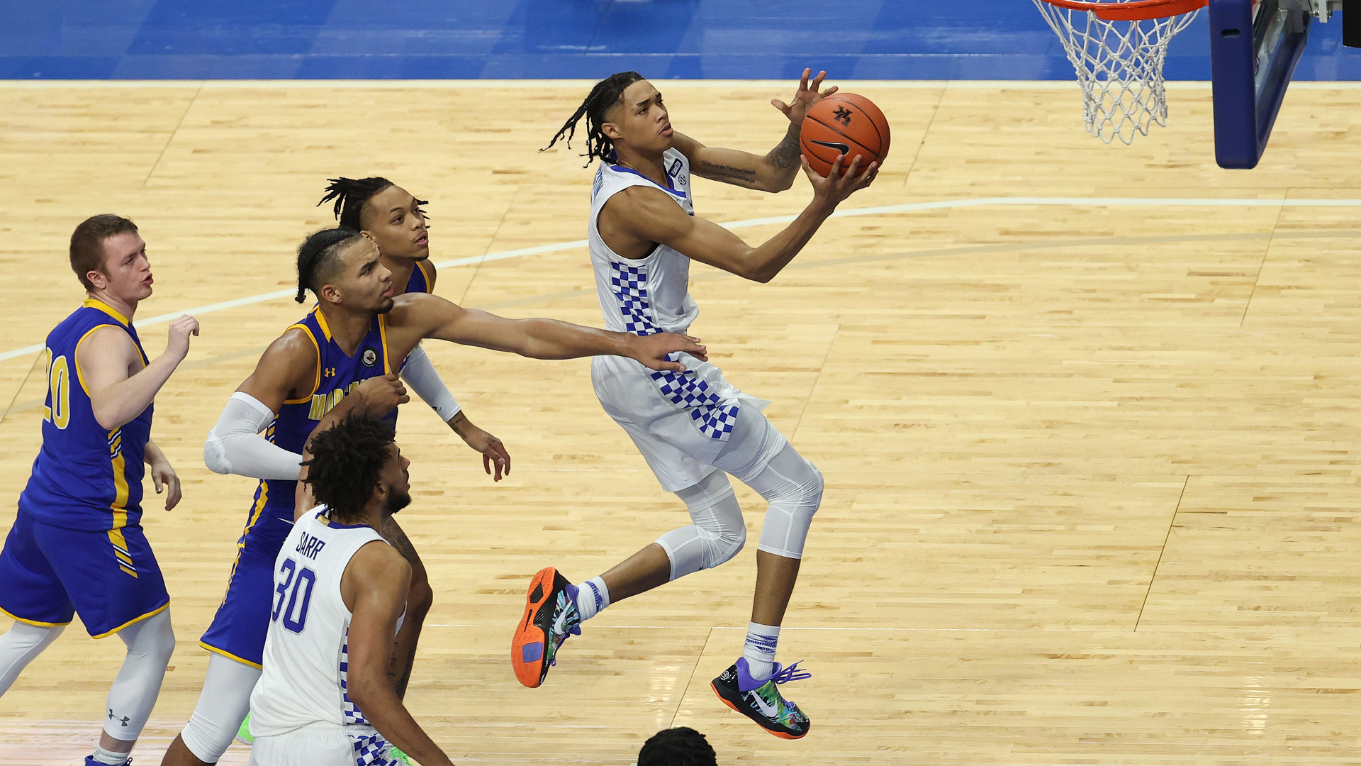 <p><strong>Height: </strong><em>6-foot-7</em><br />
<strong>School: </strong><em>Kentucky</em><br />
<strong>Age: </strong><em>19</em></p>

<p>Boston is a talented scorer with excellent body control, footwork and shot-making ability. While his jumpshot hasn't been falling early on in his Kentucky career, the numbers should level out as the volume increases.</p>

<p>There are concerns about his slim frame and he has struggled with the physicality of the college game. But he projects to be a shot-making wing at the NBA level.</p>
