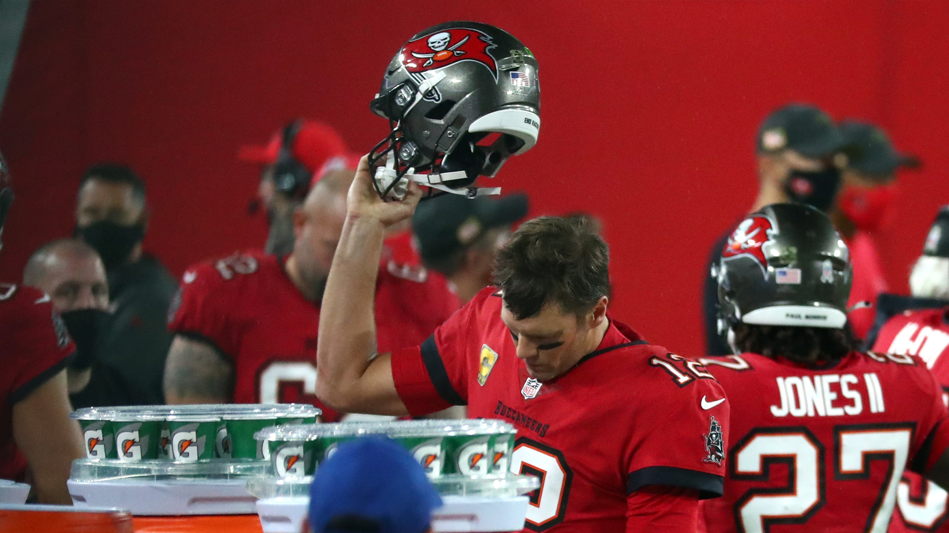 <p>The Bucs got off to a sluggish start. They had numerous injuries, the offense still was jelling around Tom Brady and the defense was committing a ton of penalties.</p>
<p>Then, the Bucs seemed to put it all together. They rolled the Packers and throttled the Raiders. They were getting healthy and had one of the best defenses in the NFL. Most assumed the Bucs' nail-biting win over the New York Giants in Week 8 was about them looking ahead to the Saints and not a sign of broader issues.</p>
<p>But Sunday arrived, and the Bucs never stood a chance against Drew Brees and the Saints. New Orleans did whatever it wanted on offense, racking up 420 total yards and controlling the time of possession.</p>
<p>Offensively, the fully-operational Bucs were shut down by a fierce Saints defense. Brady went 22-for-38 for 209 yards and three interceptions, including one of the worst throws of his career. Ronald Jones rushed for only 9 yards and Mike Evans (four catches, 64 yards), Chris Godwin (three for 41), Antonio Brown (three for 31) and Rob Gronkowski (one for 2) were stymied by a stout Saints secondary.</p>
<p>The Bucs now are 0-2 against the Saints and weren't really competitive in either affair. The Saints pressured Brady all night and never let him get comfortable, and the fast Bucs defense that stymied Aaron Rodgers was helpless against a finally whole Saints offense.</p>
<p>It's dangerous to draw conclusions from one game. But it was one of the most embarrassing losses of Brady's career and showed a team that has exploitable issues. </p>
<p>Not everyone can exploit the Bucs the way New Orleans did, but expect other teams to try to duplicate that formula as the playoffs near.</p>
<p><strong>Verdict: </strong>Buy</p>