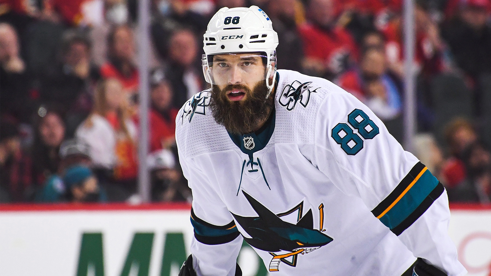 Brent Burns assisted on each Hurricanes goal in his first playoff