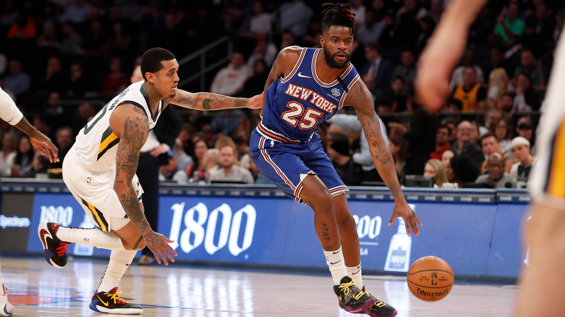 <p><strong>PROS:</strong> He’s 29 years old, 6-foot-6, with a 6-9 wingspan and has a history of making deep shots (a career 38.5-percent shooter from range). He’s cheap, due to earn $4.2 million on an expiring contract with the New York Knicks.</p>

<p>A deal is plausible because the Warriors are willing to move back from No. 2 in the draft next month and the Knicks open to moving up from No. 8.</p>

<p><strong>CONS:</strong> For a North Carolina product, he’s only an average wing defender and would have to get better. He’s coming off a poor offensive season, but that was in the wake of surgery for a herniated disc that cost him the first nine weeks. That and rust, along with being in New York, might be factors in him shooting only 33.3 percent from deep.</p>
