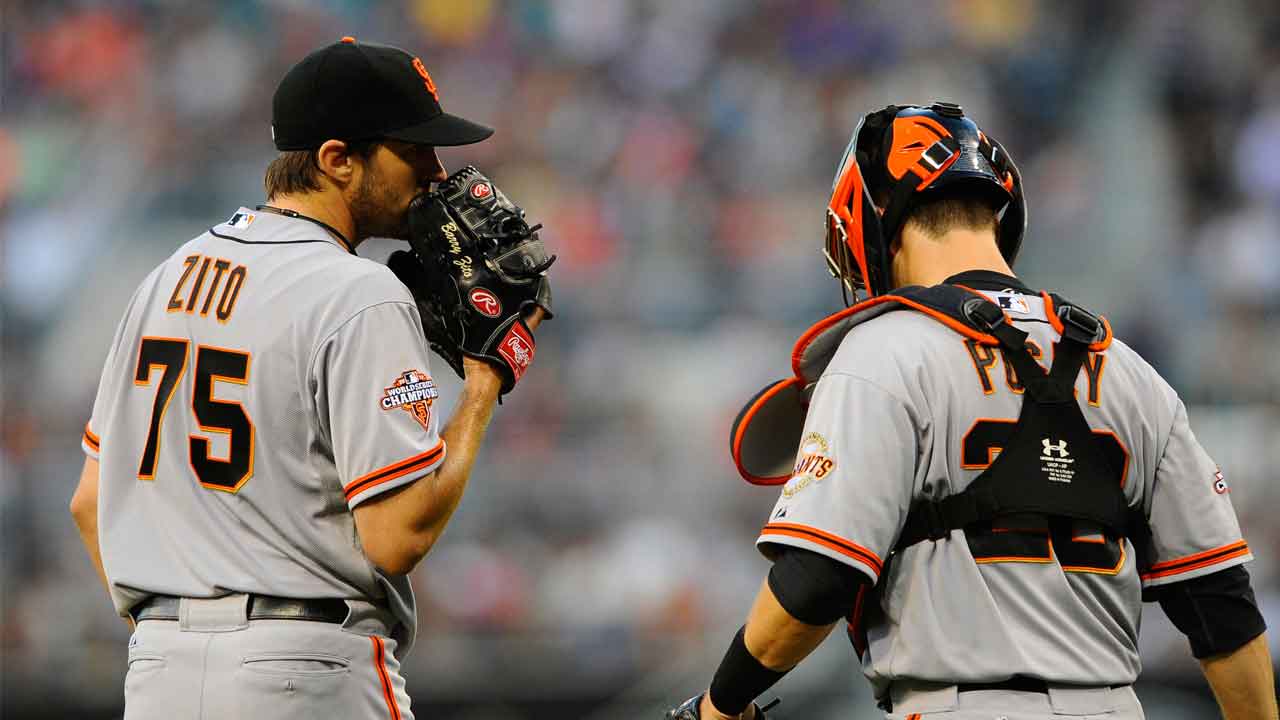 Former Giant Barry Zito posts emotional Buster Posey tribute – NBC