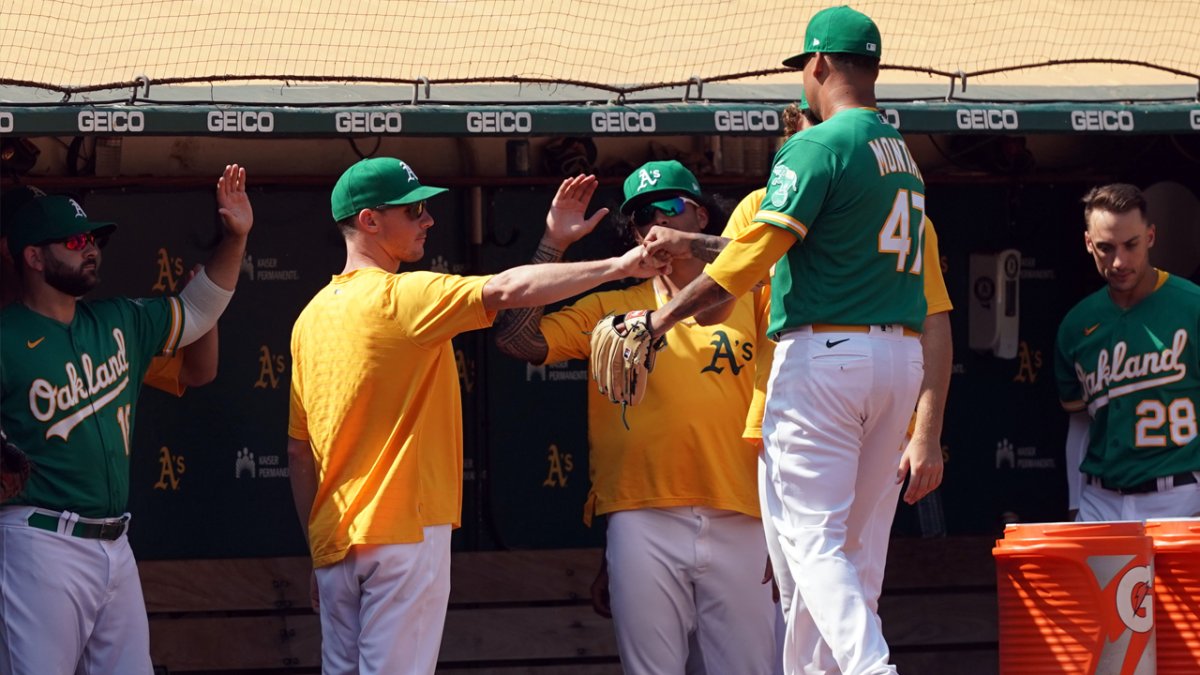 When in doubt, hug it out! - Oakland Athletics