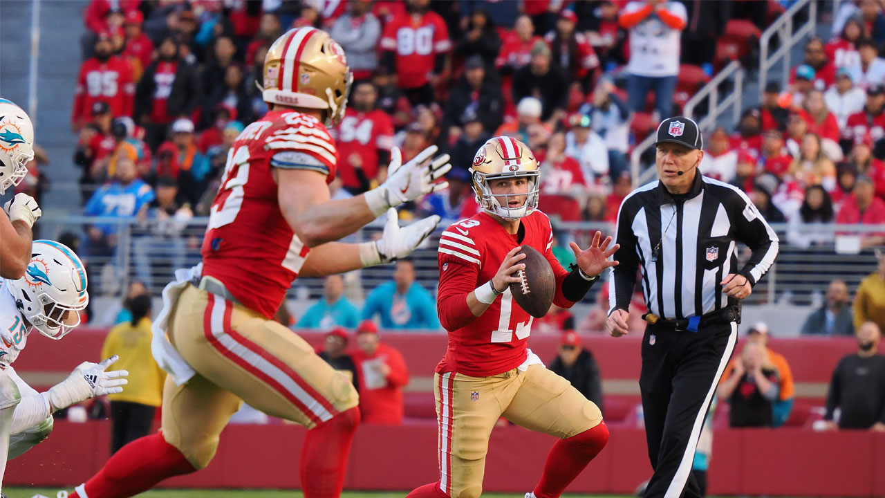 Brock Purdy TD to CMC #49ers 