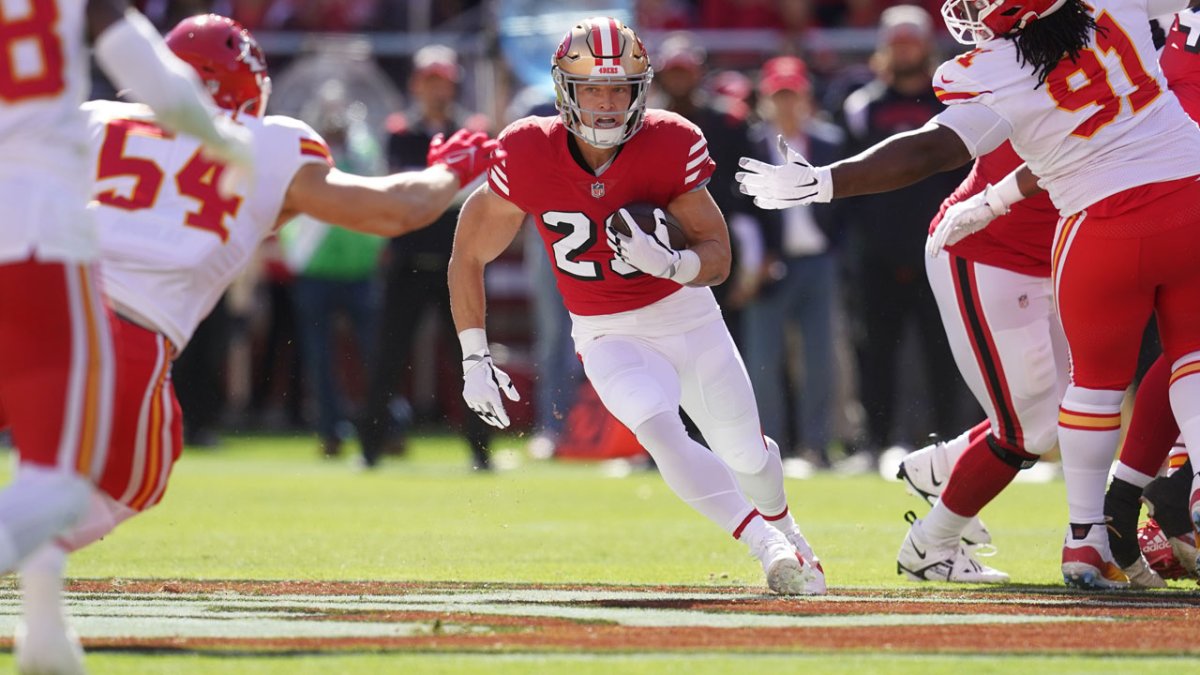 With Christian McCaffrey iffy for 49ers' backfield battle vs