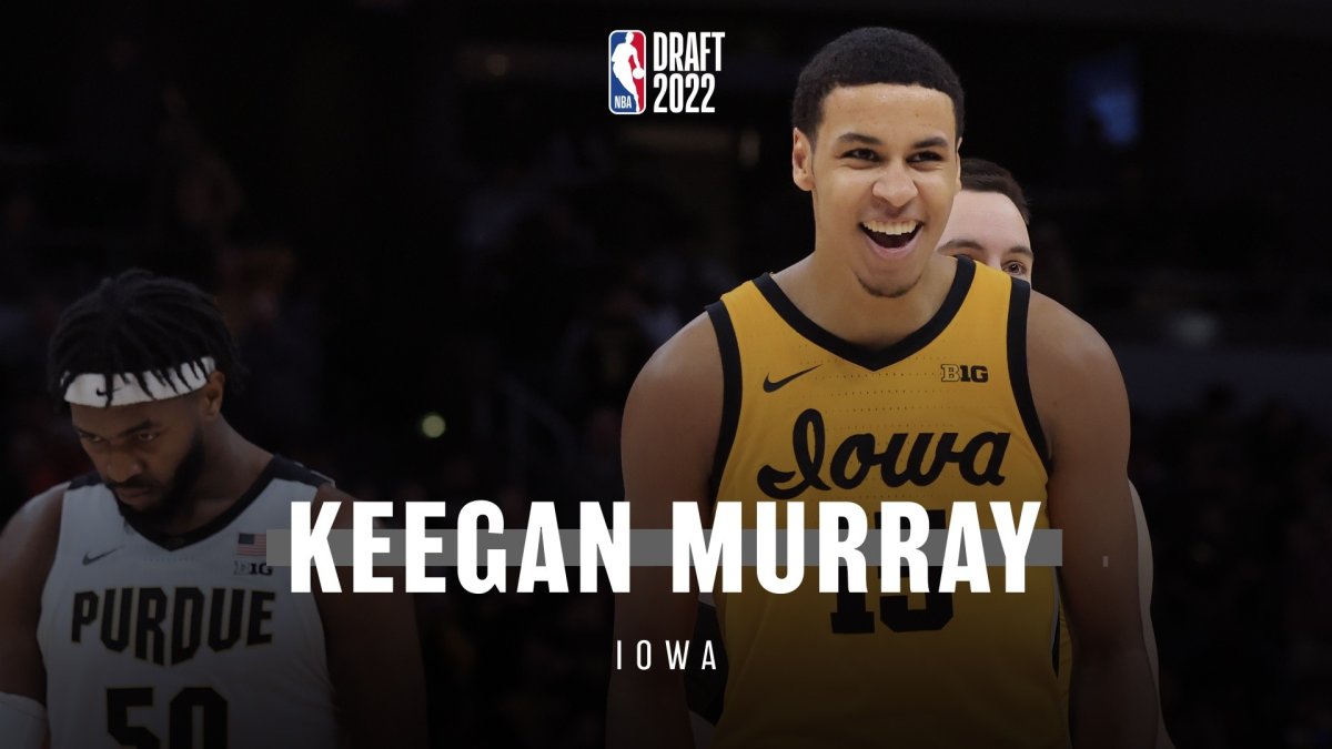 Former Iowa men's basketball player Keegan Murray picked No. 4 overall by  Sacramento Kings in 2022 NBA Draft - The Daily Iowan