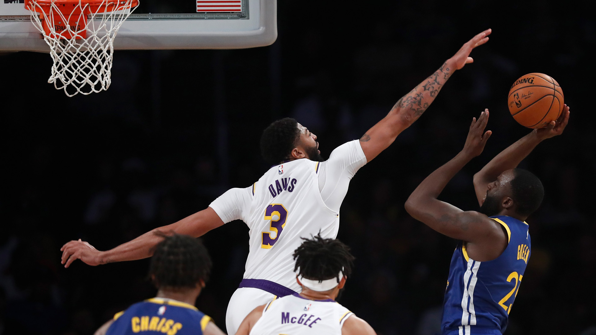 <p><strong>Jan. 12 vs. Pacers: </strong>Indiana might be one player short of true title contention, but the Pacers give the Warriors all they can handle in a thrilling affair at Chase Center. T.J. Warren drops 36 points, but Curry drills a 3-pointer at the horn to send the cardboard crowd into a frenzy.</p>
<p><strong>Jan. 14 at Nuggets: </strong>The Warriors' center rotation is put to the test in the Mile High City and doesn't pass. Nikola Jokic notches 25 points, 15 boards and 11 assists while Michael Porter Jr. leads all scorers with 29 in a 114-103 Nuggets win.</p>
<p><strong>Jan. 15 at Suns: </strong>Oubre arrives back in the desert and lights up his old team for 32 while Curry continues to own Chris Paul. Warriors make a statement about the pecking order in the West with a 127-101 win.</p>
<p><strong>Jan. 18 at Lakers: </strong>Golden State's second test against an elite big man goes as poorly as the first. Anthony Davis dominates, scoring 36 in a 109-96 Lakers win.</p>
<p><strong>Jan. 20 vs. Spurs: </strong>These aren't your father's Spurs. Curry and Wiggins both have huge games as the Warriors cruise past Gregg Popovich's team</p>
<p><strong>Record: 9-6</strong></p>