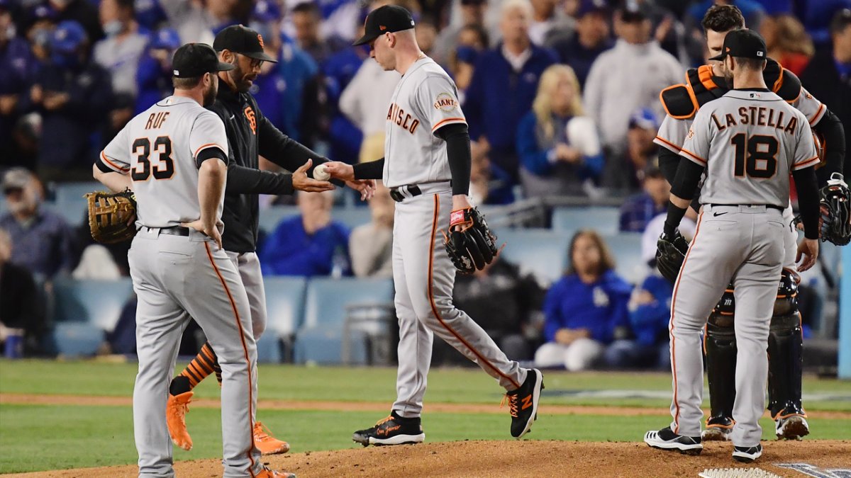 Giants' Logan Webb frustrates Dodgers in Game 1 of NLDS