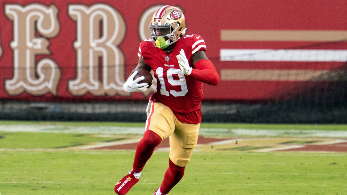 49ers' Brandon Aiyuk focused on a perfect game, not Jerry Rice's rookie  record