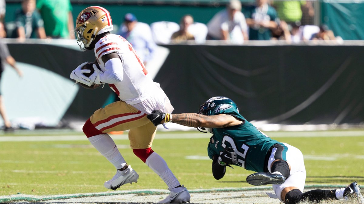 Every Deebo Samuel Catch From his 93-Yard Performance vs. Eagles