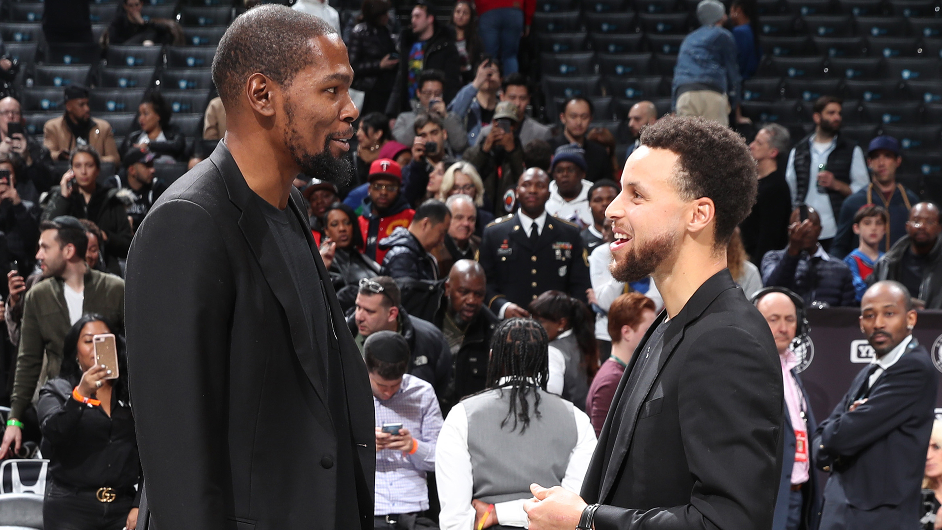 <p>Rarely does the NBA schedule the Warriors against a team from the East Coast on Christmas. But a matchup against Brooklyn would be incredible.</p>
<p>Kevin Durant won two NBA titles, and went to a third NBA Finals, with the Warriors, and then left for the Nets. He missed the entire 2019-20 season, so a Christmas Day showdown against his former team would be one of his first games in nearly 18 months.</p>
<p>Warriors might not want to watch KD ball out in a Nets jersey, but NBA fans would love to see the matchup.</p>