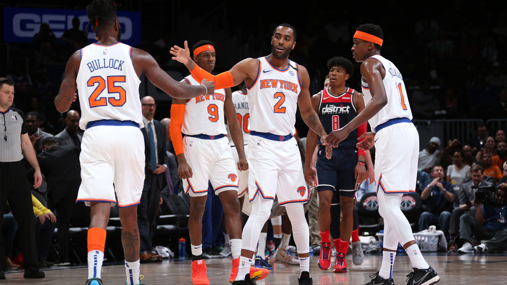 <p><strong>PROS</strong>: He’s actually a two-fer with Bullock, with $8 mil left on his expiring Knicks deal. At 6-4, 205, with a 6-7 wingspan, Ellington is known for offense, shooting better than 40 percent from distance in eight of his 11 seasons and at 37.8 for his career. He is in the “designated shooter” phase, and the Warriors could use one off the bench. Again, the Warriors can save money with a swap of draft-picks.</p>

<p><strong>CONS</strong>: He will be 33 in November and is, on his best day, an average defender. Though there is no outright condemnation of his character, he has been traded six times and played for nine different teams. In short, the Warriors would be wise to do the kind of homework on him that they did on Shaun Livingston six years ago.</p>
