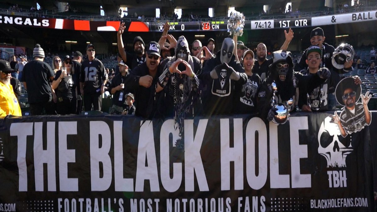 Ever Wonder Where Raiders Iconic Black Hole Fan Section Came From Nbc Sports Bay Area California