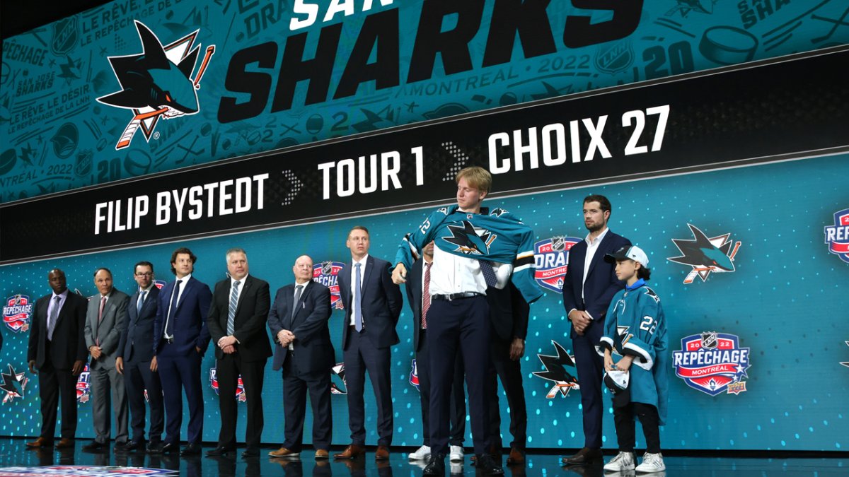 Sharks' Filip Bystedt draft pick shows Mike Grier's trust in