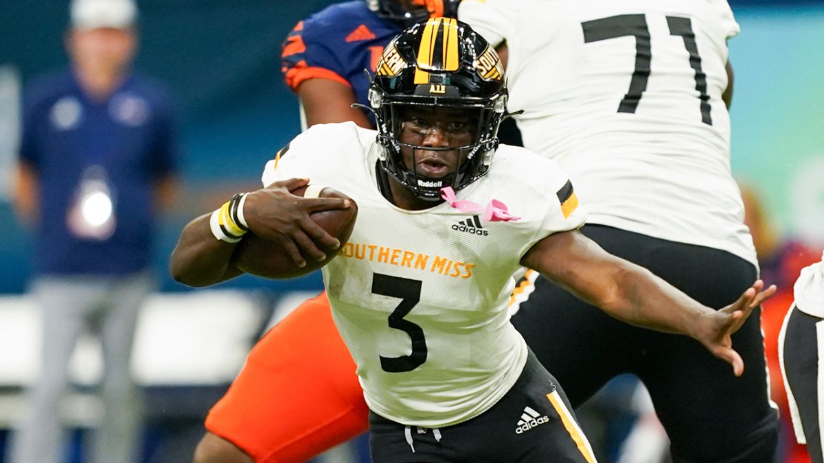 Frank Gore's son forced to play QB, leads Southern Miss to wild win – NBC  Sports Bay Area & California